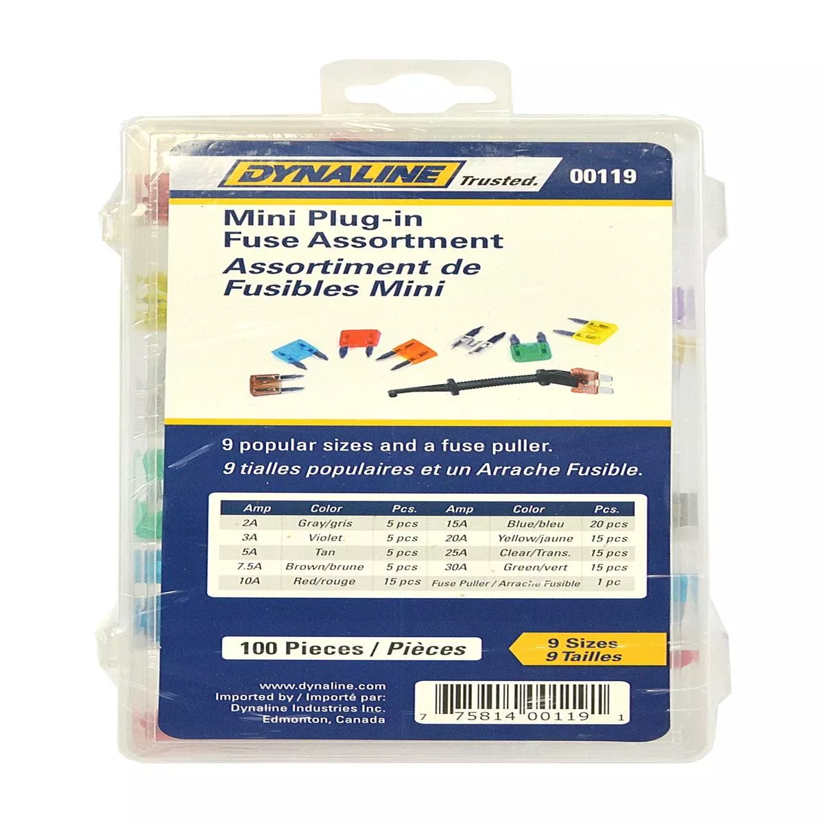 00119, MINI PLUG IN FUSES