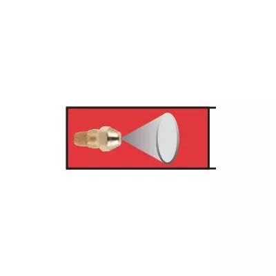 03500-80A0 (Delavan) | Oil Nozzle 35.00 Gph 80 Deg Hollow | Oil Nozzle