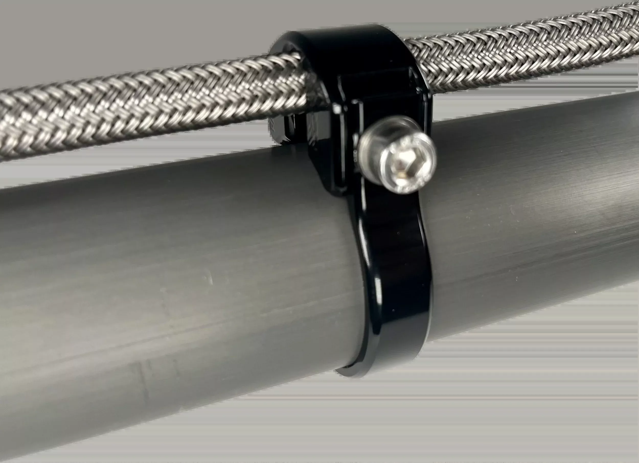 AXIA ALLOY Tubing Mounted Cable/Line Black - 12-9400 - A&D Discount Performance
