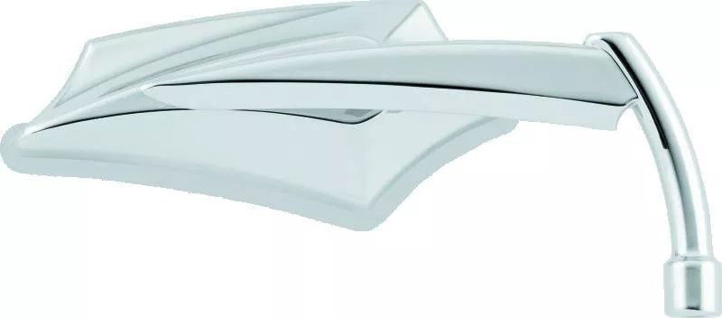 Bikers Choice 65-Up Chrome Angler Mirror Universal Custom Pair - A&D Discount Performance