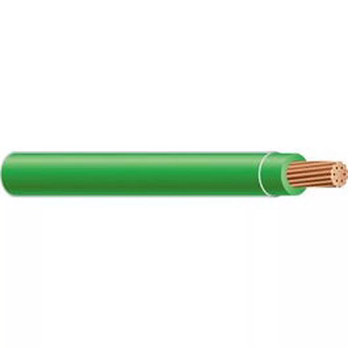 Building Wire, 10 Stranded, Green, 500-Ft.