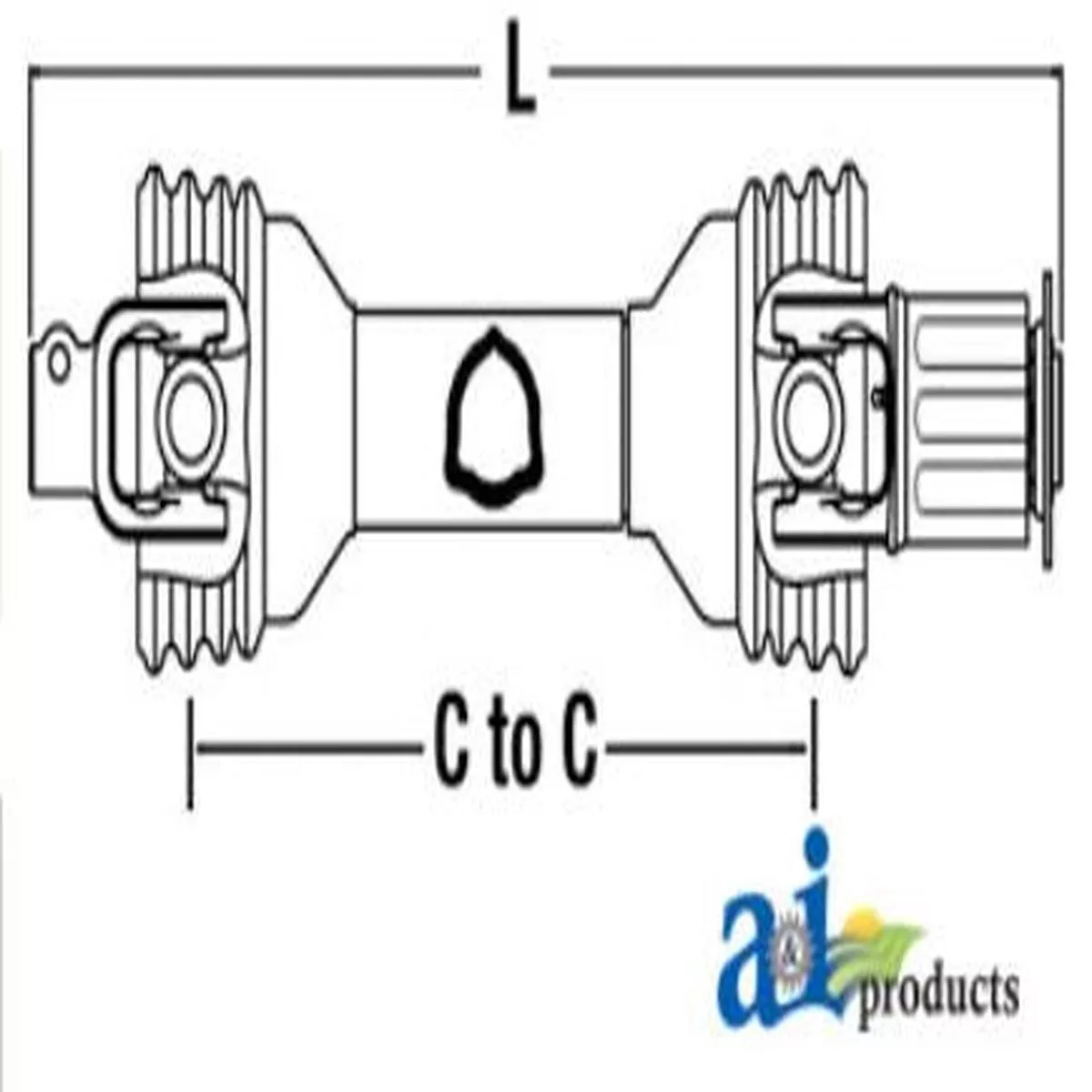 A-CS45515,DRIVELINE, EXTRA LONG HAY TEDDER