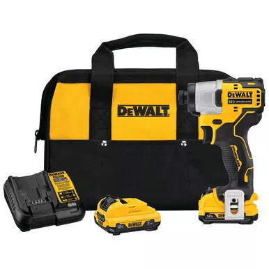 DEWALT 12V MAX BRUSHLESS IMPACT DRIVER KIT DCF801F2