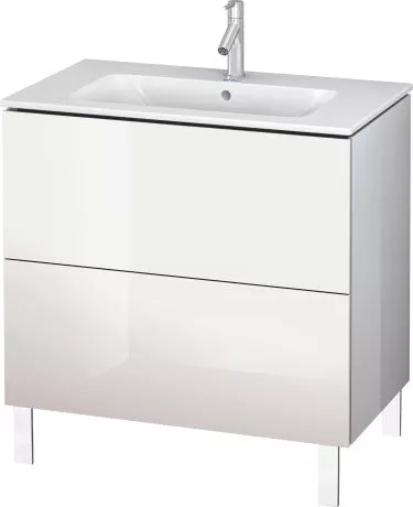 Duravit - L-Cube 32 1/4" Floorstanding Two Drawer Single Vanity Cabine