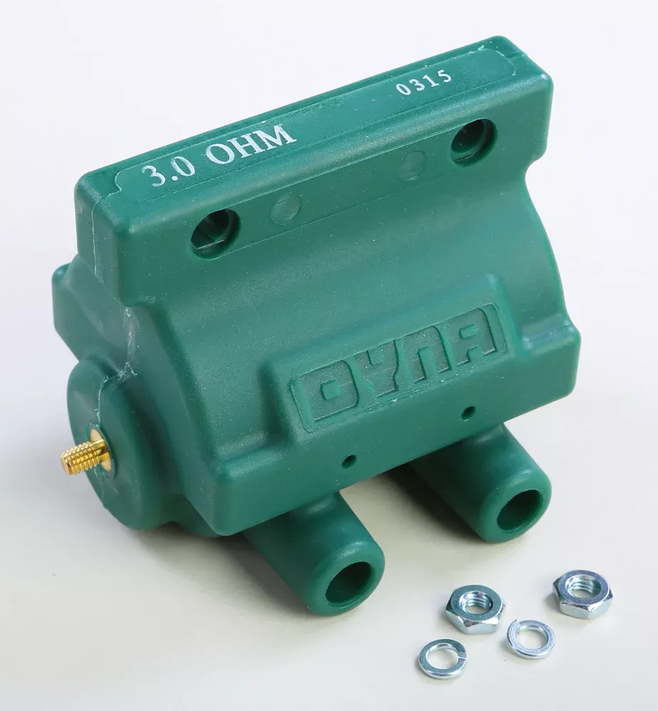 Dynatek Ignition Coil 3 Ohm Dual Plug Hd - 133-1080