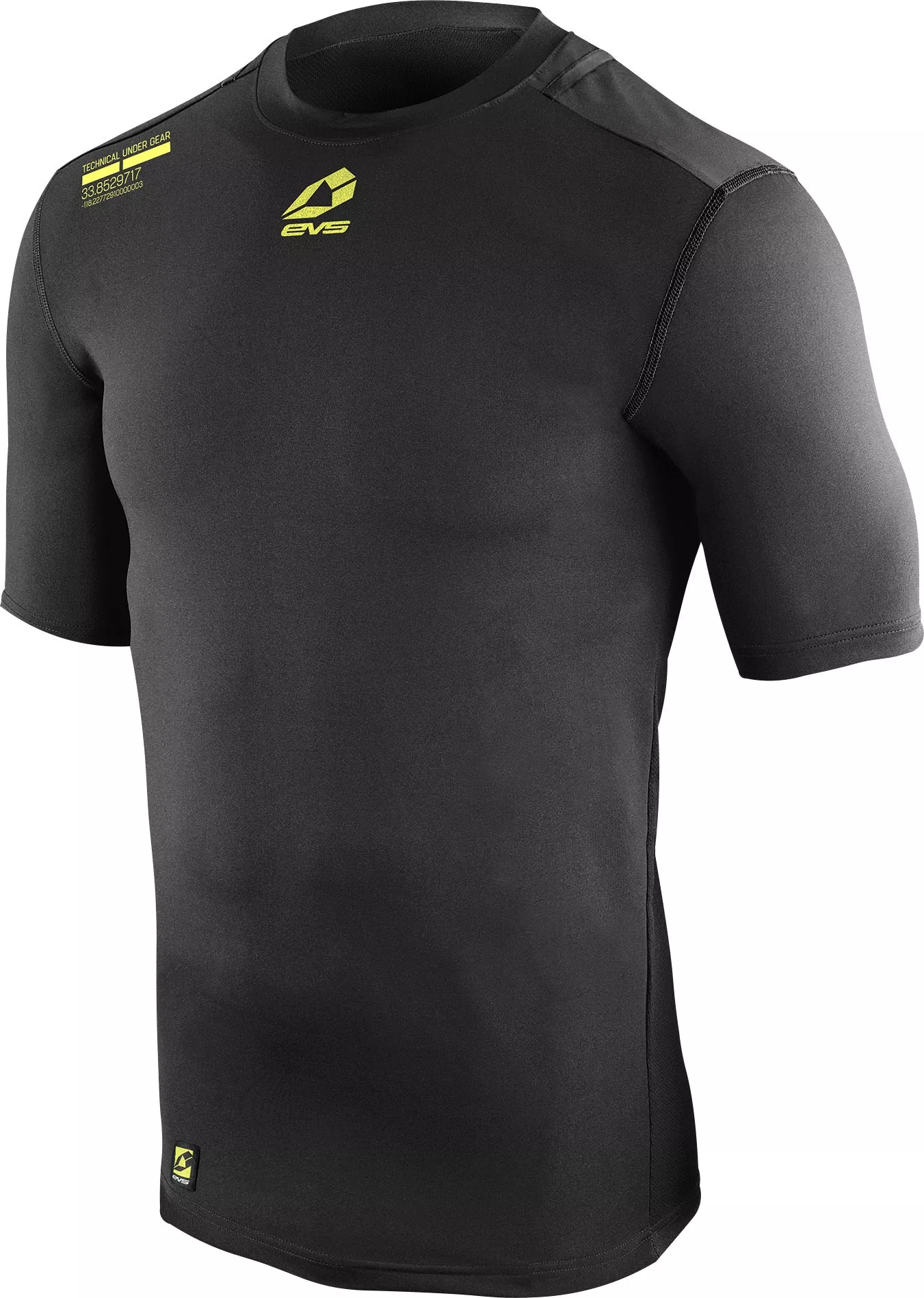 EVS Short Sleeve Tug Shirt Black Ym - 663-4235YM - A&D Discount Performance