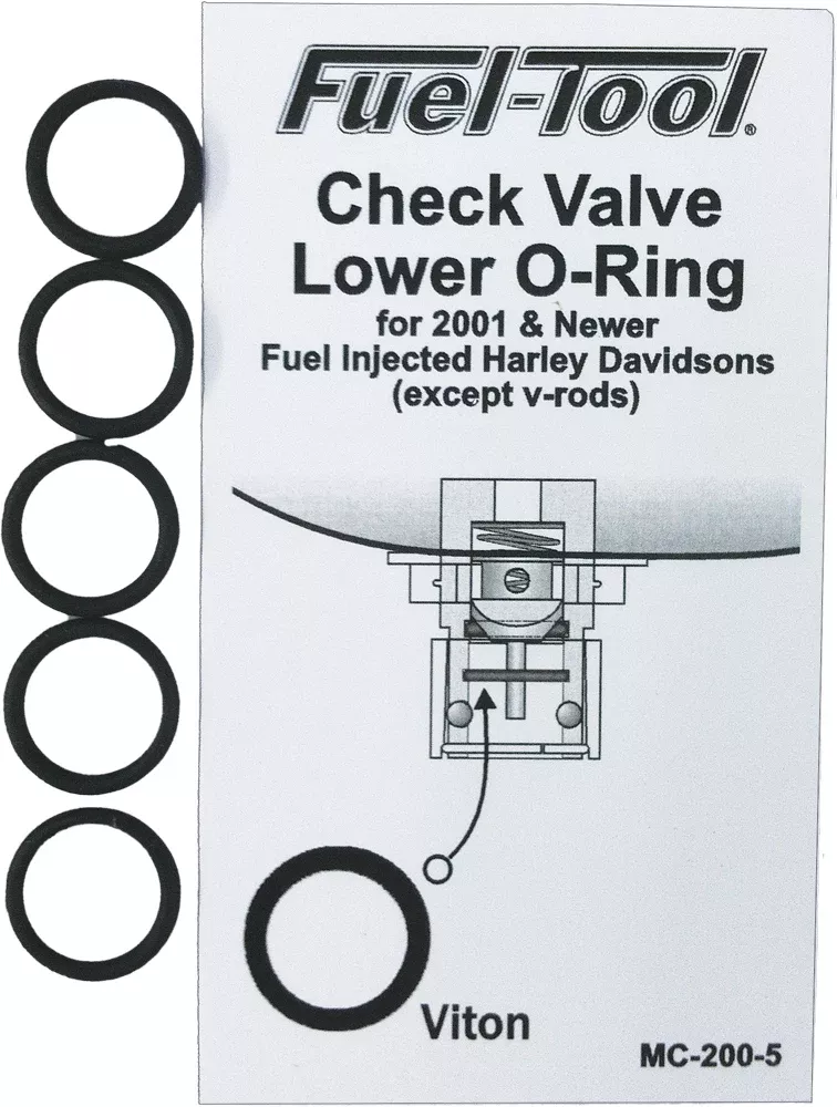 Fuel Tool Check Valve Lower O-Rings 5/Pk - 62-5111