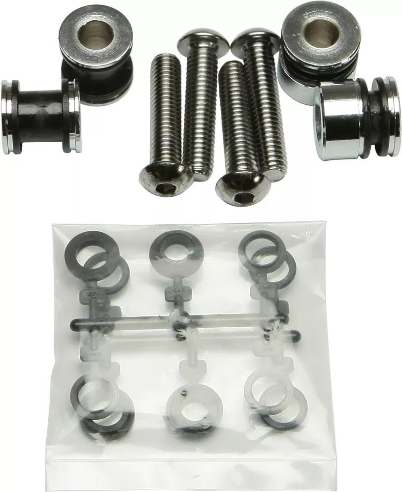 HardDrive Docking Hardware Kit Chrome Softail - 820-2223 - A&D Discount Performance