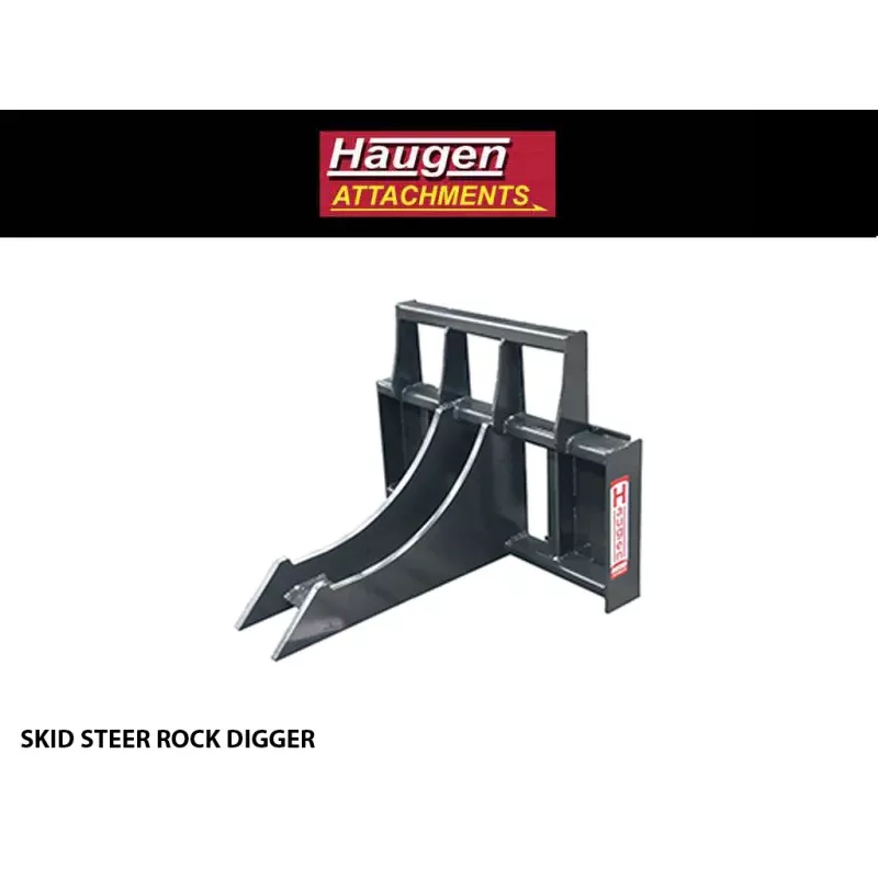 HAUGEN ROCK DIGGER FOR SKID-STEER