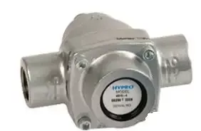 Hypro 4 Roller Pump Silver Cast Reverse Rotation 5/8" Solid Shaft