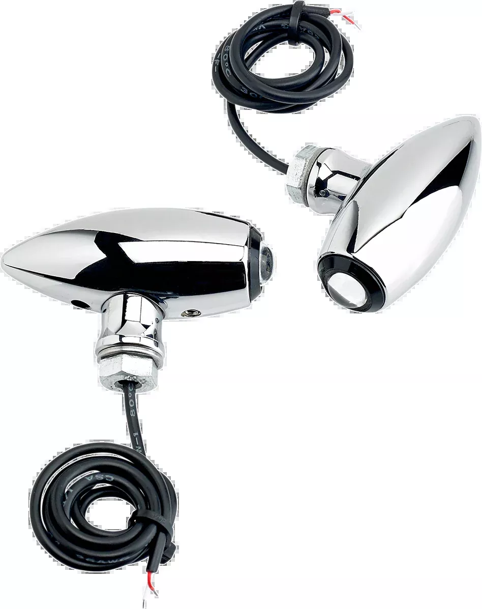 Joker Machine Center-Mount Astro LED Lights - Chrome/Amber - 05-52AC