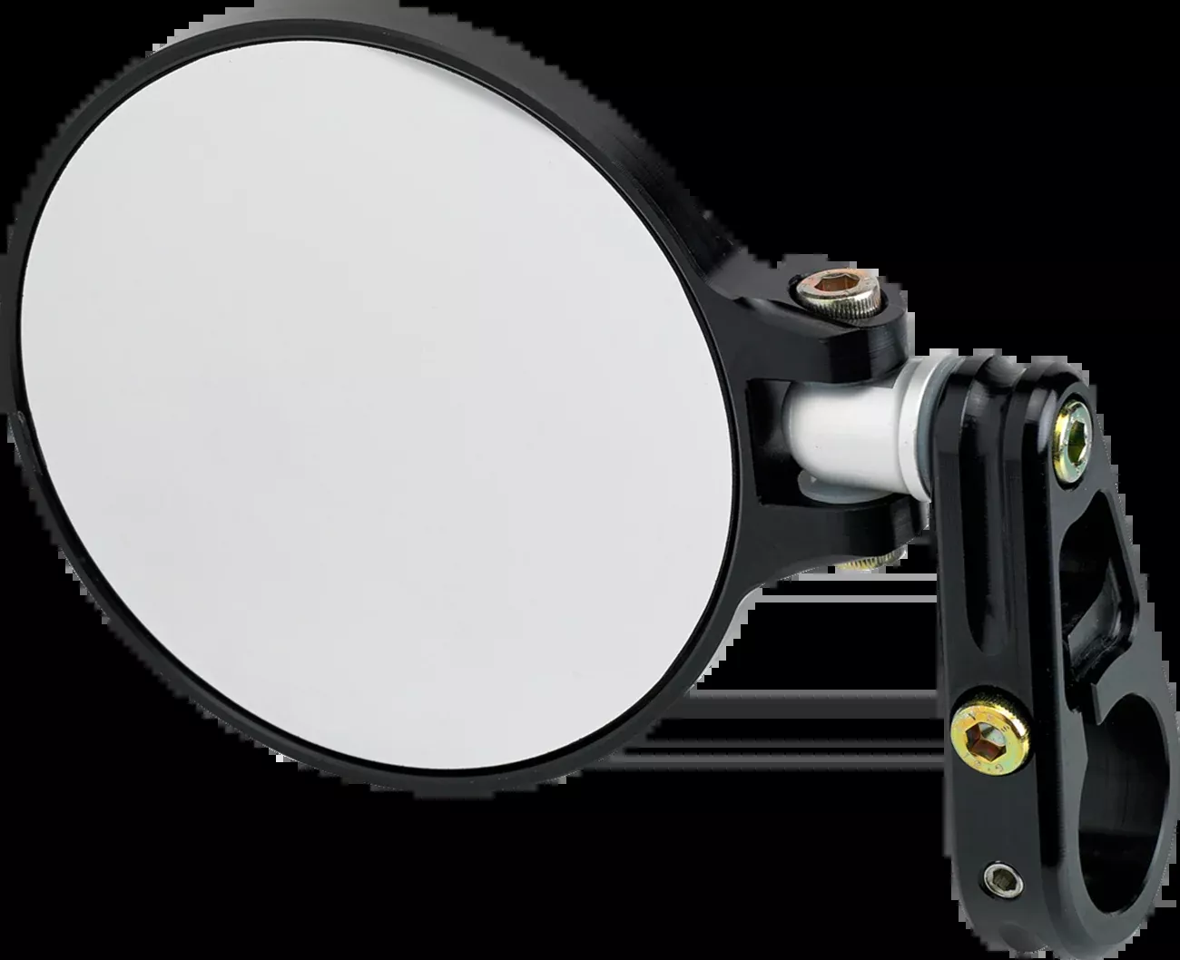 Joker Machine Folding Bar-End Mirror - 3-1/4" - Black - 09-303B - A&D Discount Performance