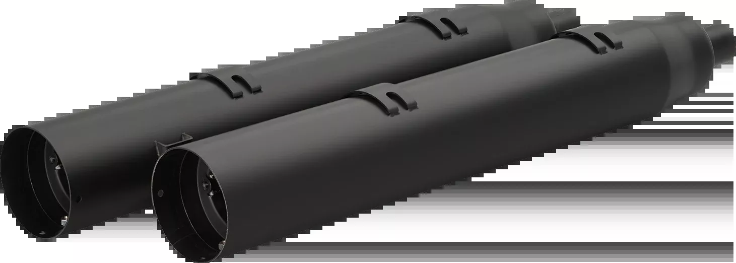 Khrome Werks 4-1/2" War Hammer Mufflers - Black - 202225 - A&D Discount Performance