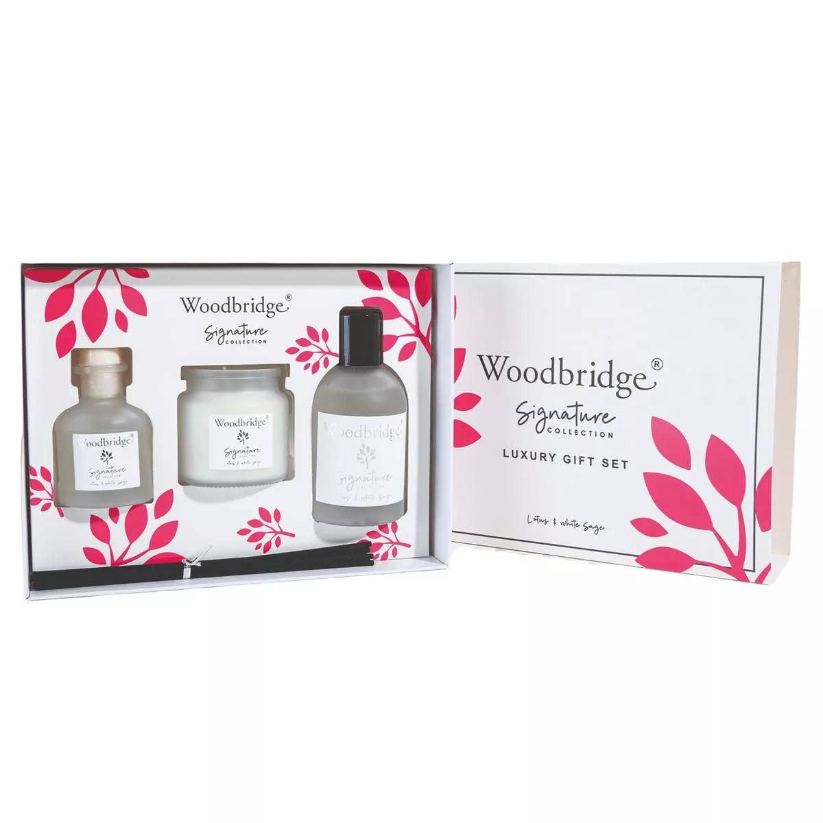 Lotus & White Sage Luxury Gift Set by Woodbridge