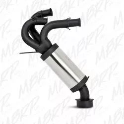 MBRP Exhaust Performance Exhaust Race Silencer - 241-90409R