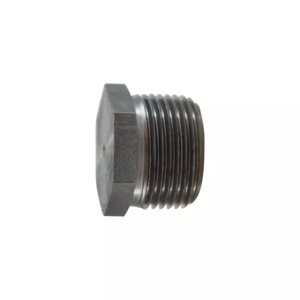 Midland Industries 67778 Solid Hex Head Plug, 2 in MNPT, Steel, Black, 150 lb