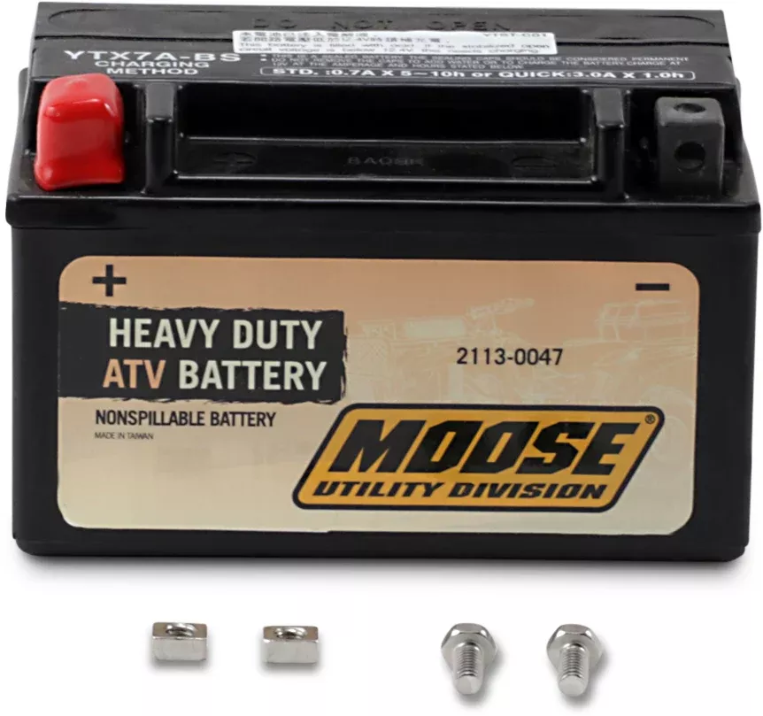 Moose Offroad AGM Battery - YTX7A - MOOM72X7A - A&D Discount Performance