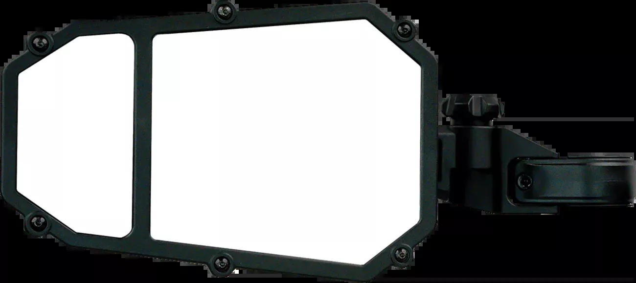 Moose Offroad Mirror - Side View - Octagon - Black - MUTVMIR-ES2-CCS - A&D Discount Performance