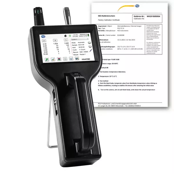 PCE Instruments PCE-PQC 13US Particle Counter, 0.5 to 25 um