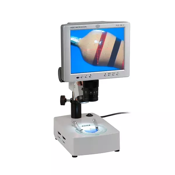 PCE Instruments PCE-VM 21 Mulitpurpose Microscope, Continuous Magnification from 10 to 75 Times