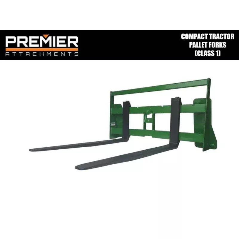 PREMIER compact tractor mount pallet forks (Class 1)