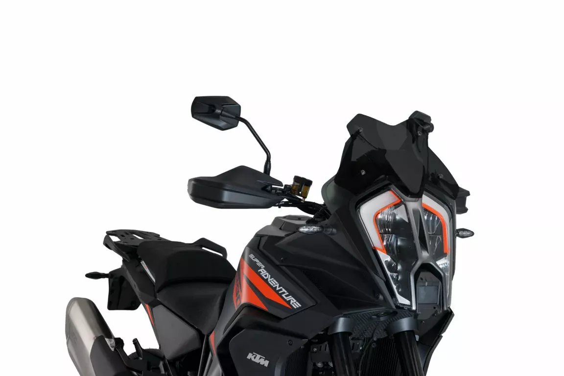 PUIG Windscreen Sport Dark Smoke Ktm - 561-20401D - A&D Discount Performance