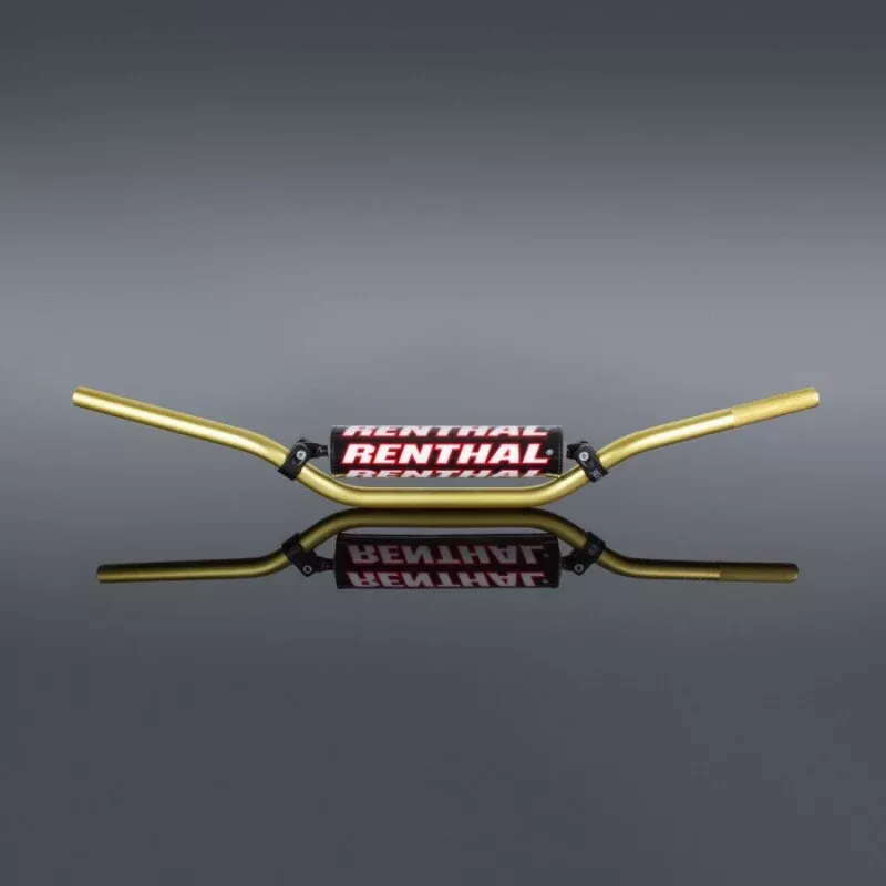 Renthal Streetfighter 7/8 in. Handlebar - Gold - A&D Discount Performance