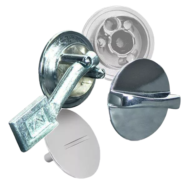 Toilet Partition Door Concealed Flat Bar Latch 5090 - Noel's Plumbing Supply