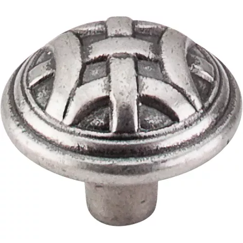 Top Knobs - Celtic 1 1/4 Inch Diameter Round Knob - Pewter Antique
