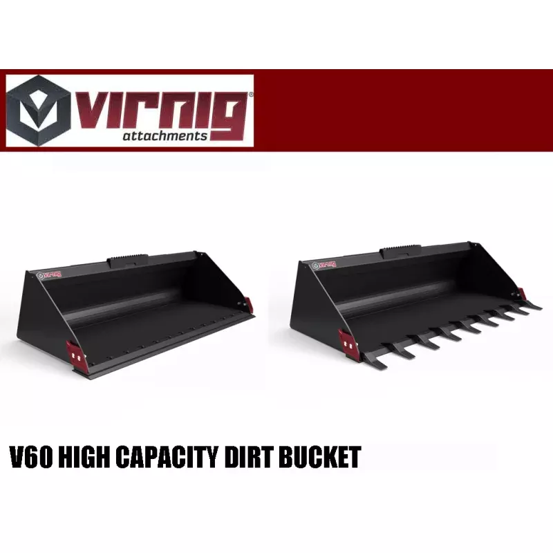 VIRNIG V60 High capacity dirt bucket
