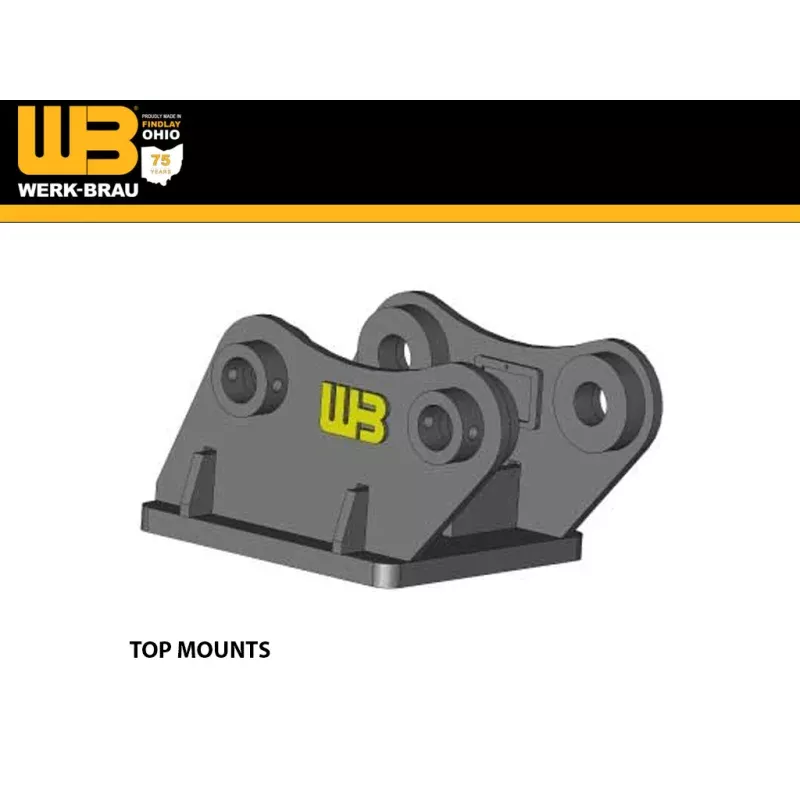 WERK BRAU Hangers / top mounts for Excavators