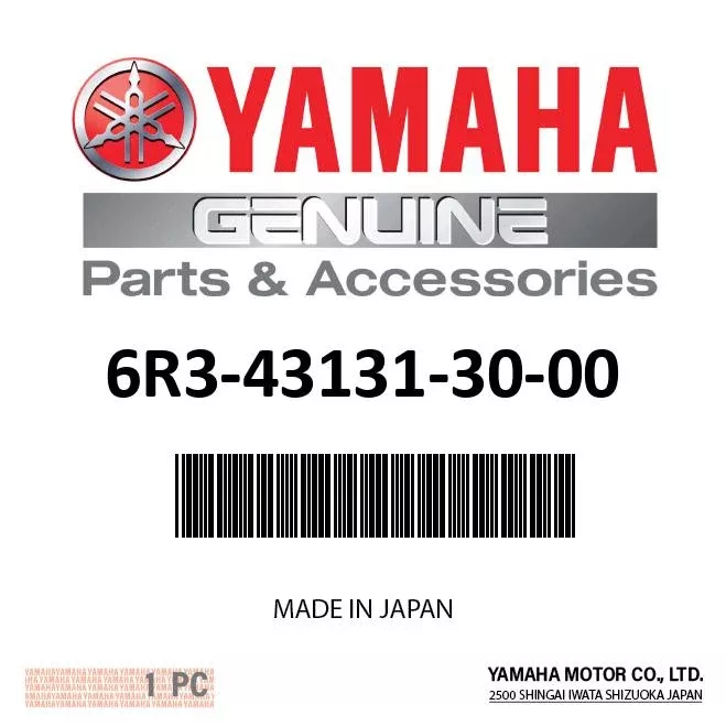 Yamaha 6R3-43131-30-00 - Bolt, clamp bracket