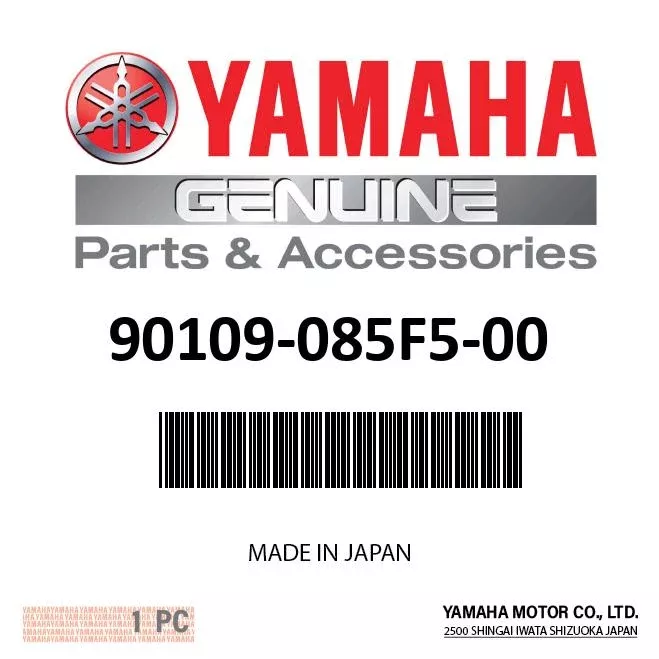 Yamaha 90109-085F5-00 - Bolt(3xp)