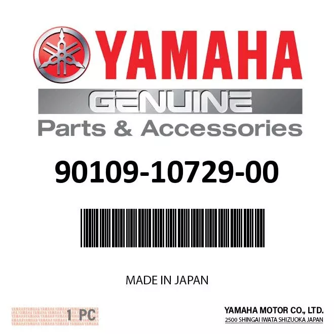 Yamaha 90109-10729-00 - Bolt