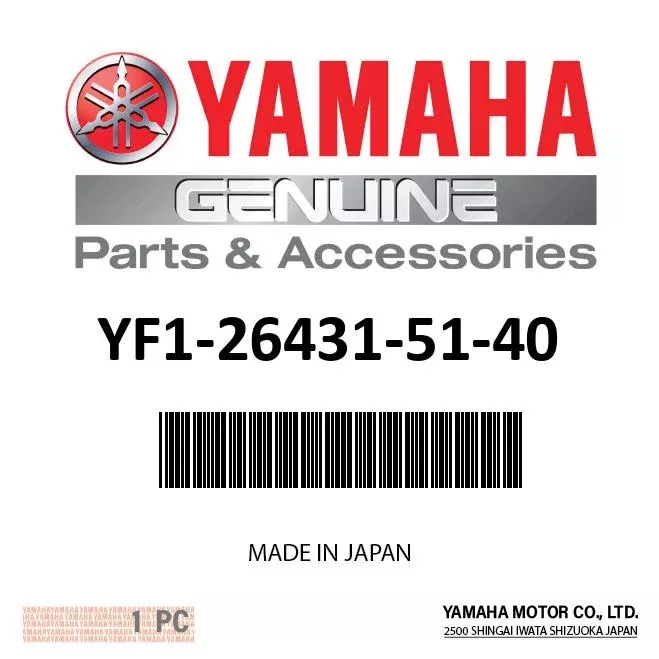 Yamaha YF1-26431-51-40 - Guide Push Rod