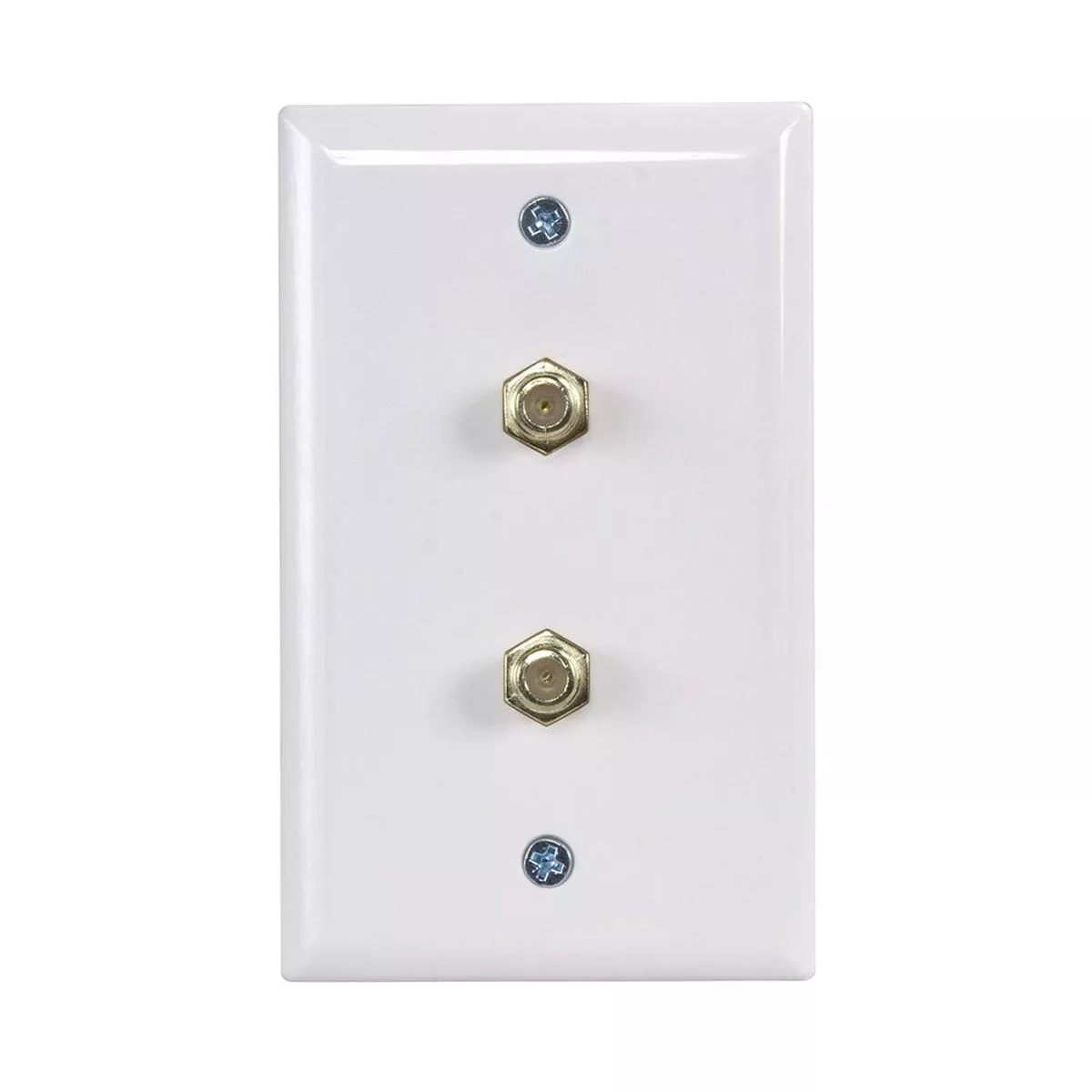 Zenith Dual Coax Wallplate VW1001WJ2W
